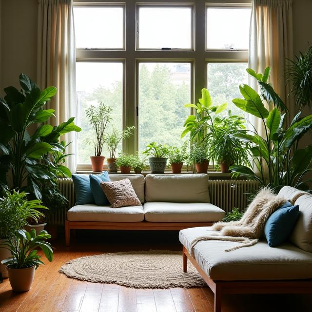 Residential houseplant styling consultation